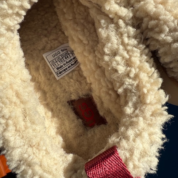 GUC Ugg Tazz Braid braided Sherpa-natural color size 12 - Picture 4 of 7